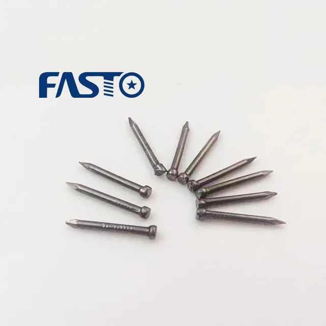 Black concrete nails