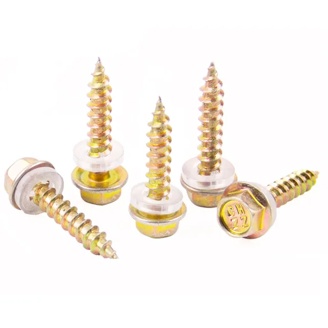 Hex head self tapping screws