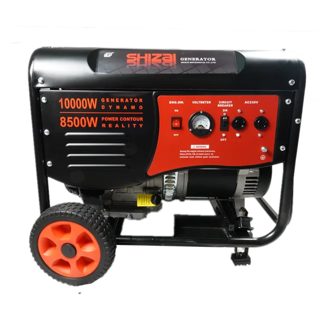SHIZAI 7000w High performance Silent Generador de gasolina with 4 Stroke Gasoline Engine