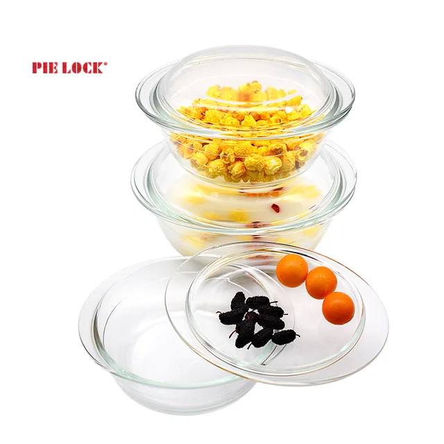 Large clear transparent Cookware sets Borosilicate Glass Casseroles borosilicate glass pot glass cookware