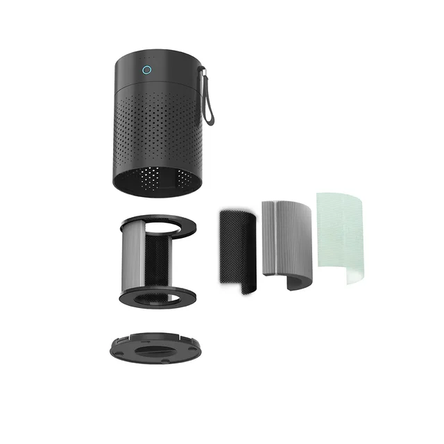 CE EMC car desktop small air purifier hepa P40