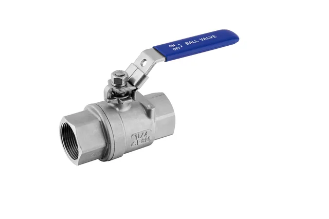 Stainless steel 2pc ball valve