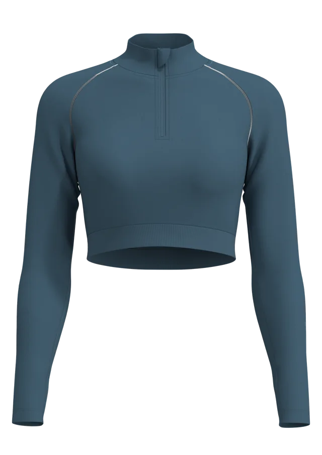 HD22-084 Women'sHalf Zip Jacket