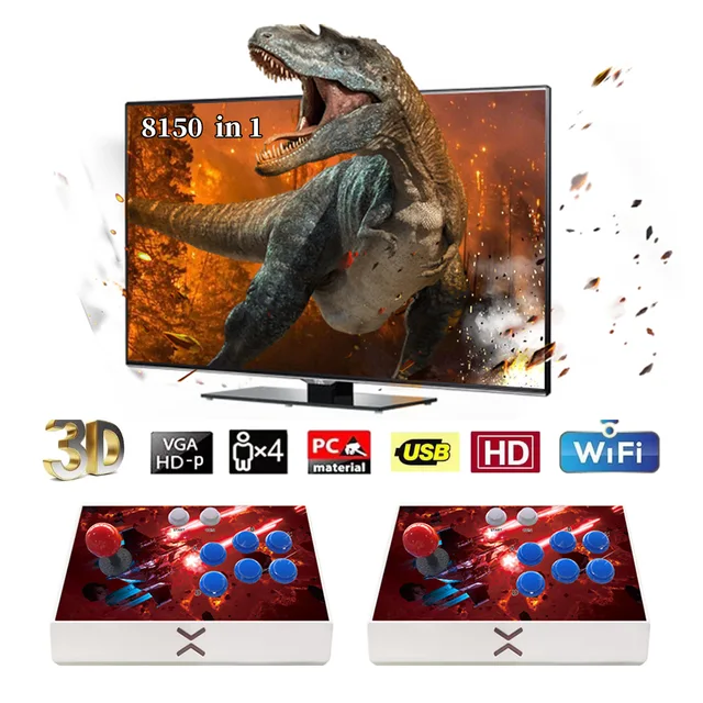 2022 New Tablero Arcade Wireless Games Controller Pandora 3d Juegos Arcade Video Game Consoles