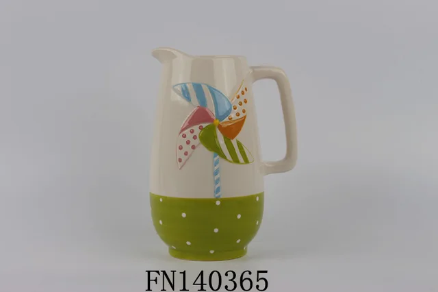 Ceramic handpainting milk jug