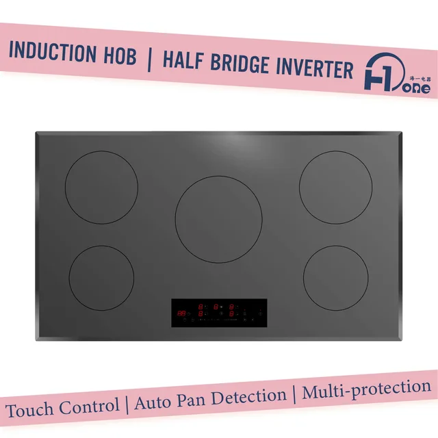 36 Inch Smoothtop Electric Induction Cooktop with 5 Heating Elements and Sensor Touch Control