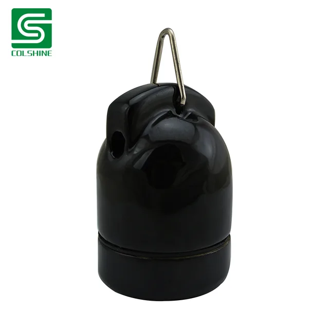 Retro Ceramic Lamp Holder E27 Screw Bulb Holder For Ceiling Light Wall Lamp Fixtures