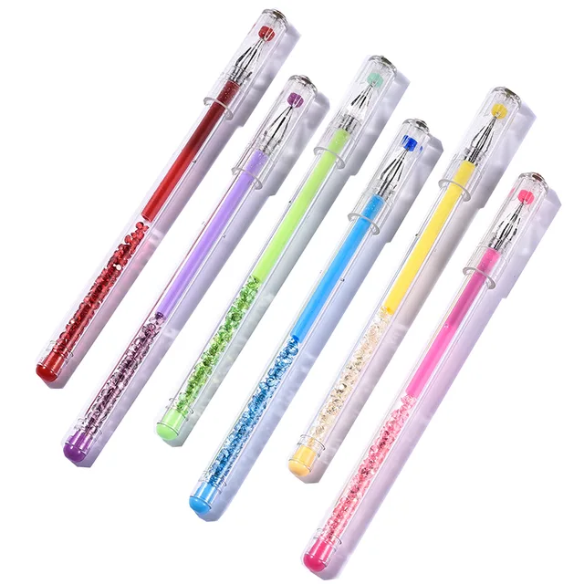 Factory direct supply cute kawaii cover diamond nib gel ink pen