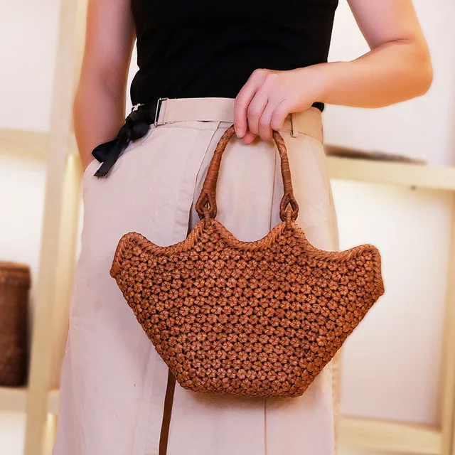 Grape vine woven bag