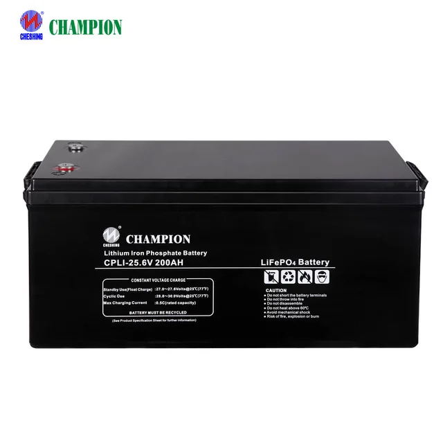 Champion 25.6v 100ah 200ah lead acid replacement lithium battery lifepo4
