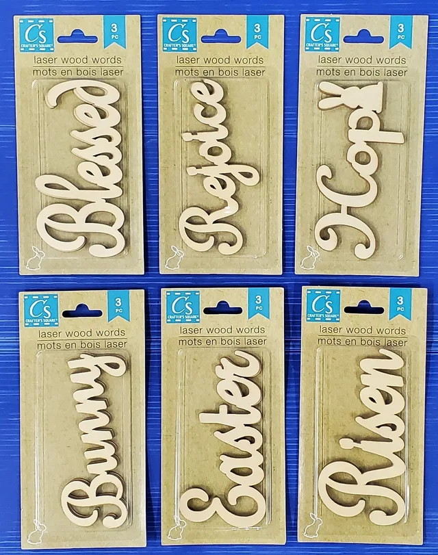 Wooden letters