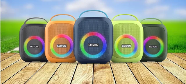 Portable Bluetooth Speaker box with led light