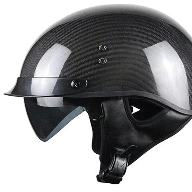 Motorcycle helmet with DOT-open face helmet