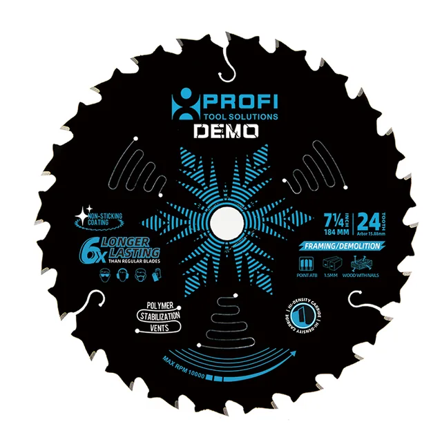 Demo circular saw blade