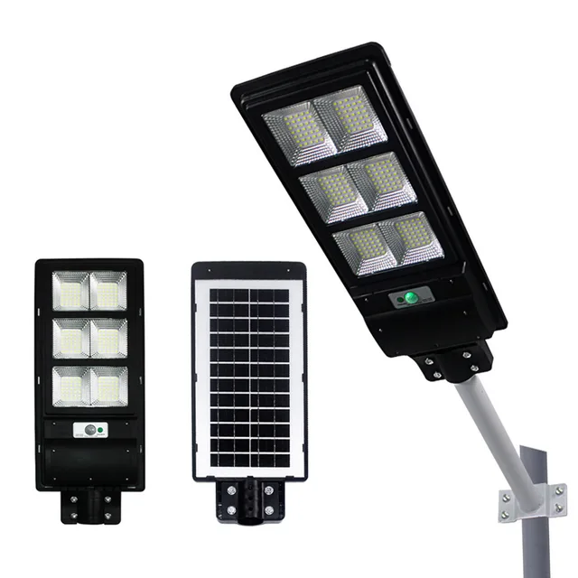 Solar power Waterproof Ip66 Remote Control Garden Lamp Abs 100w 200w 300w Watt Led Solar All In One