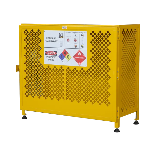 Propane store cage