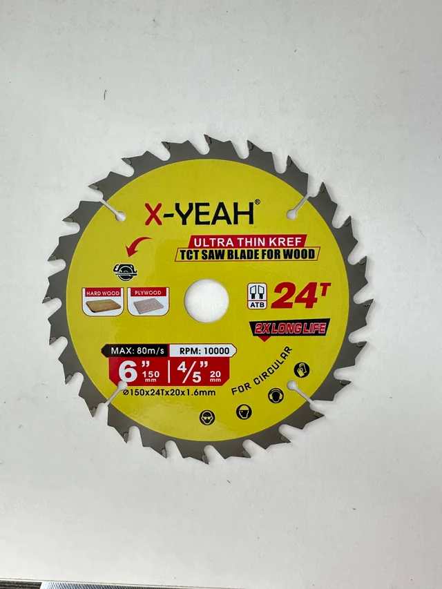 X-YEAH 165*24T Thin Kerf Saw Blade For Wood