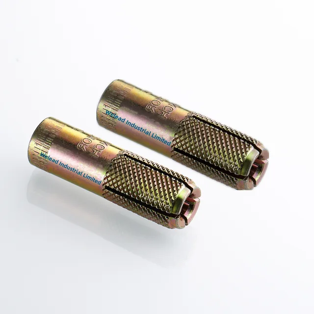 Drop in Anchor Expansion Concrete Anchor Fastener Threaded Carbon Steel White Zinc Galvanization