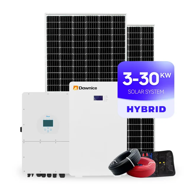 Residential Complete Hybrid Off Grid Solar Power System 5Kw-20Kw Solar Panel Energy System For Home