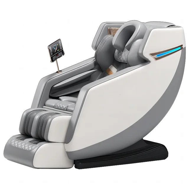4d full body zero gravity sl track shiatsu massage chair