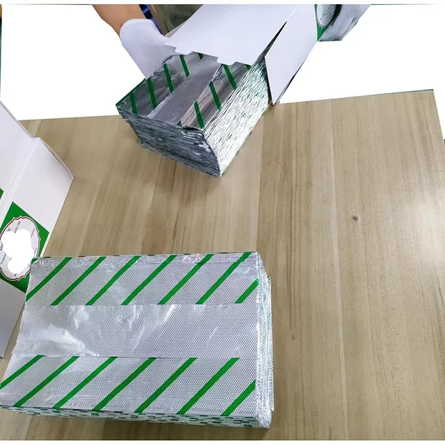 Color Strips Pop Up Aluminum Foil Sheet