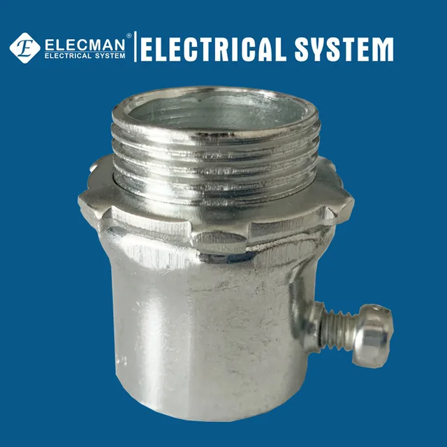 Steel EMT Connector Set Screw Type