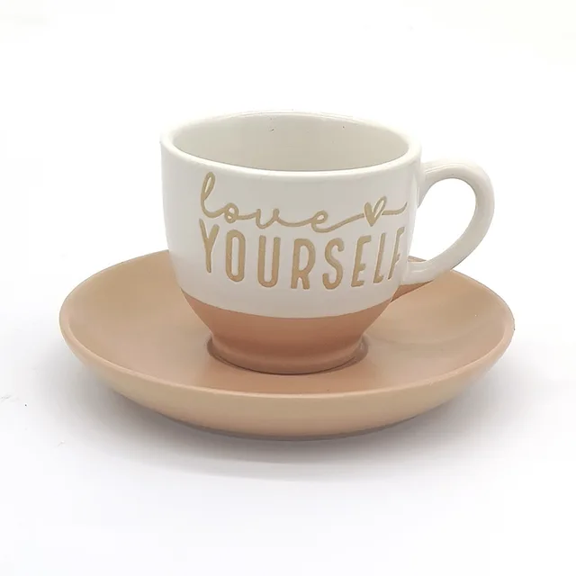 Cross-border ceramiccup saucer creative European tea cup set office afternoon tea cup coffee