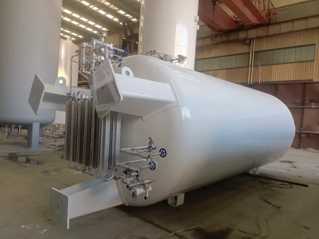 Cryogenic liquid storage tanks, industrial perlite insulated pressure vessel