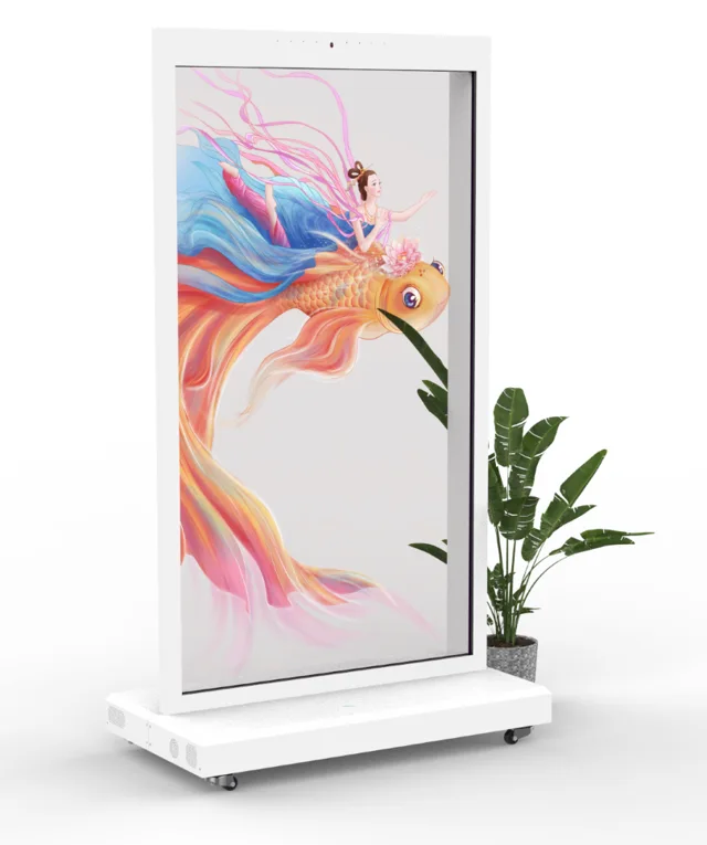 Samplex 77-inch vertical transparent OLED touch screen