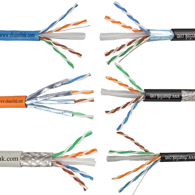 LAN Ethernet Internet Network Cable Factory UTP FTP SFTP CAT8 CAT7 CAT6A CAT6 CAT5E Network Cable