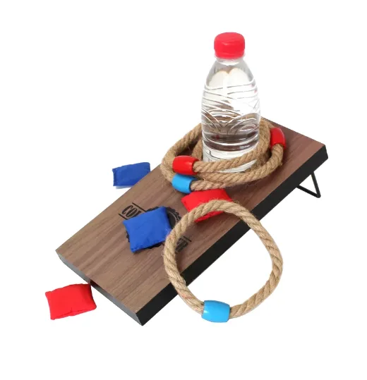 Table cornhole board set