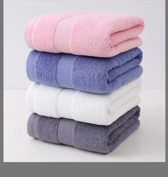 Solid Color Bath Towel