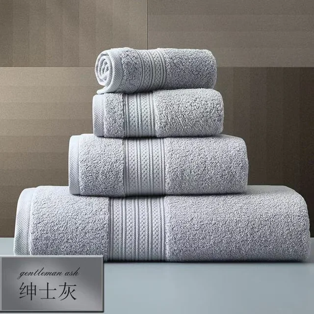 Solid Color Bath Towel