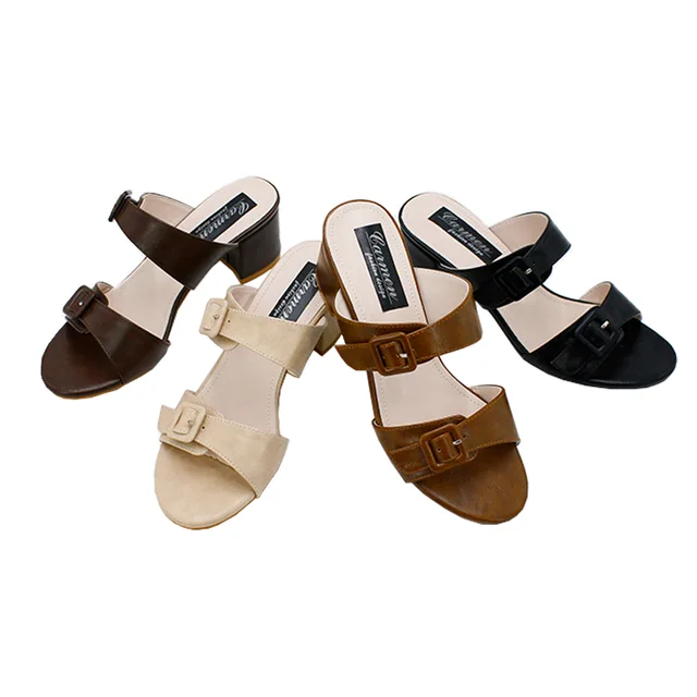 Multi-color Customizable Elegant Round Toe High Heel Sandal Shoes Party and Banquet Shoes for Women