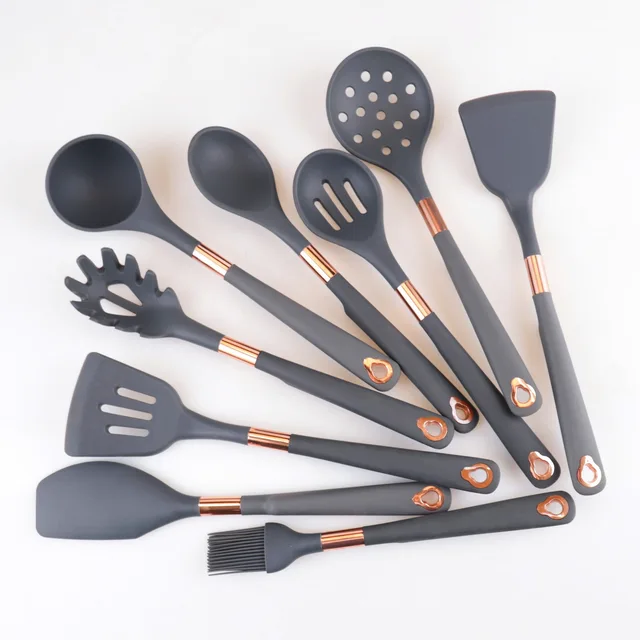 10pcs silicone kitchen utensil set
