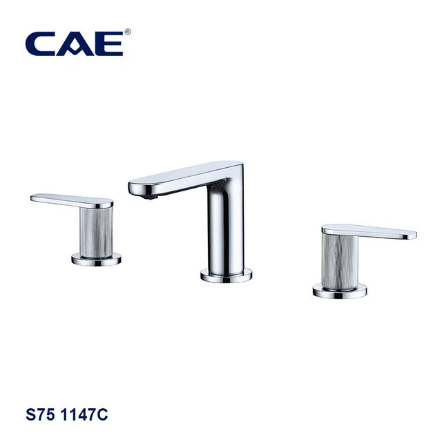 CAE Double-handle 8" widespread lavatory faucet S75 1147C