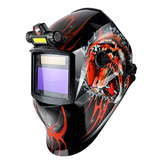 TRQ Welding Mask Auto Darkening Combined LED Headlights Welding Helmet