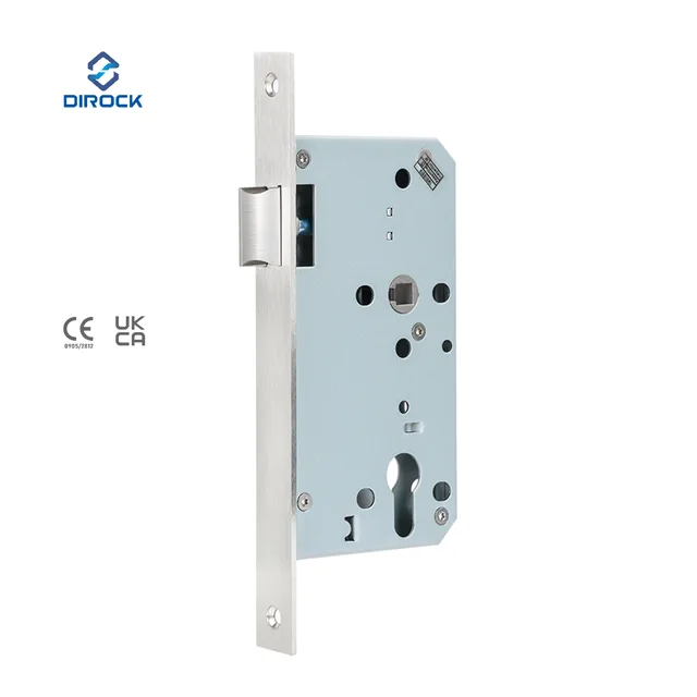 CE EN12209 Stainless Steel Fire Rated Passage Mortise Lock 6072ZL