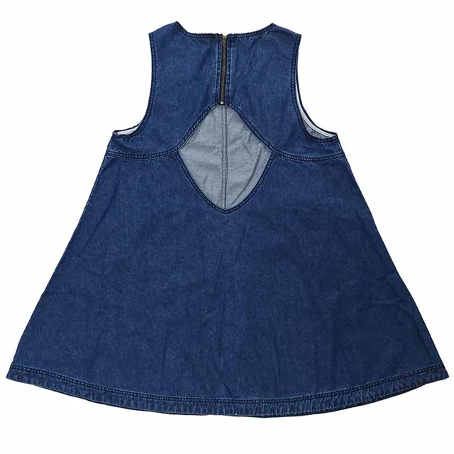 2026 Fashion Women’s Denim Dress Summer Casual Sleeveless Jean Mini Dresses with Pockets