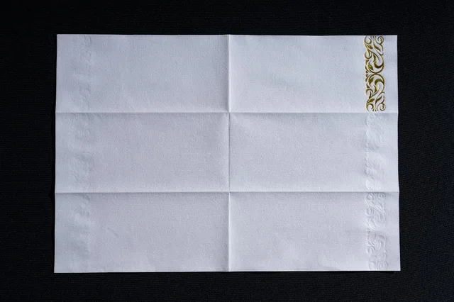 Gold Sunflower Airlaid Napkin