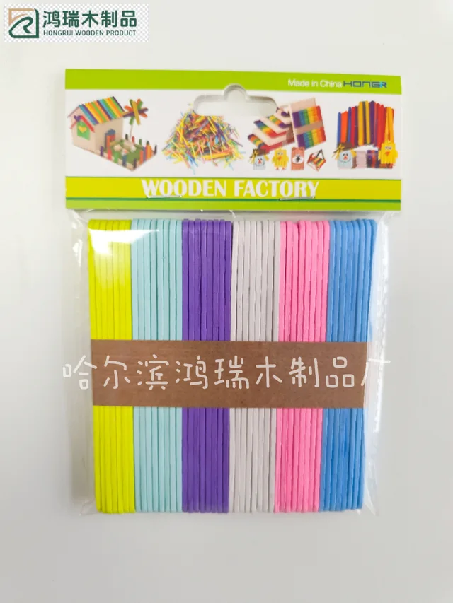Macaron painted ice cream stick,craft stick