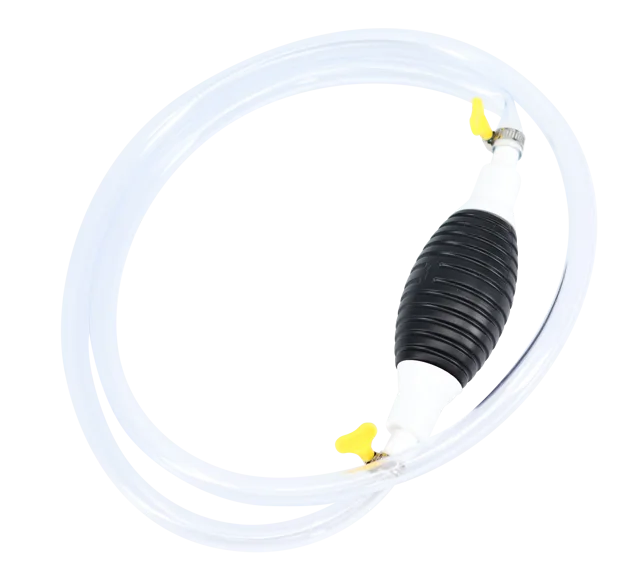 Manual suction tube portable fuel transfer pump
