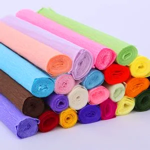 Colored crepe paper