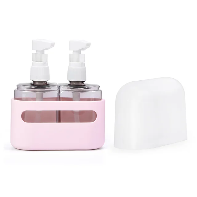 Outdoor Travel Kit Mist Spray Bottle Squeeze Cosmetics Bottles Plastic Travel Bottle With Case Set