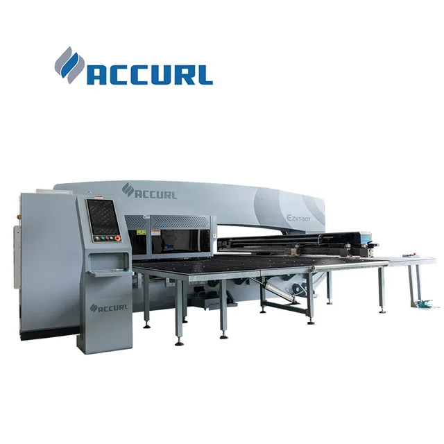 ACCURL Hydraulic CNC Turret Punch Press MAX-T-30 Ton with 32 Stations 2 Auto index