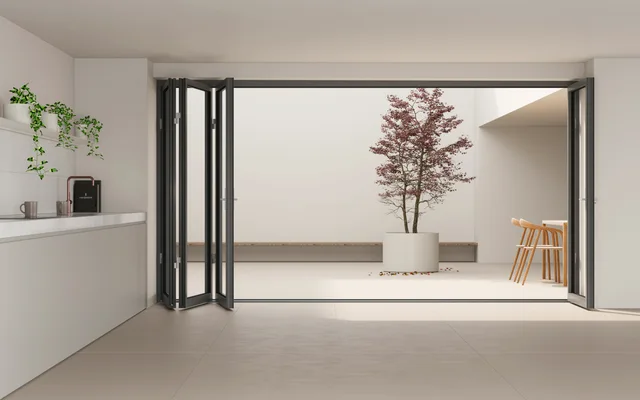 75 Series Bi-Fold aluminum door
