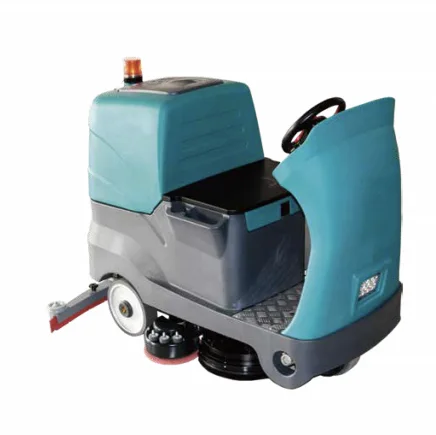 Automatic scrubber sweeper with driving system