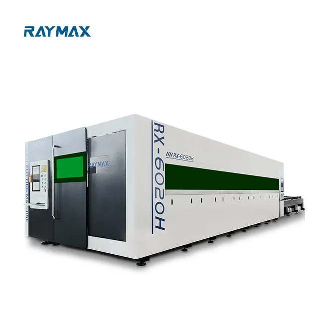 Enclosed type fiber laser cutter for plate 6020 6000W