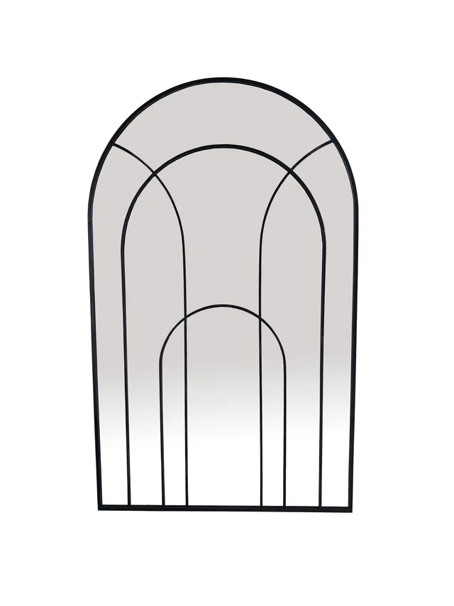 Metal framed mirror