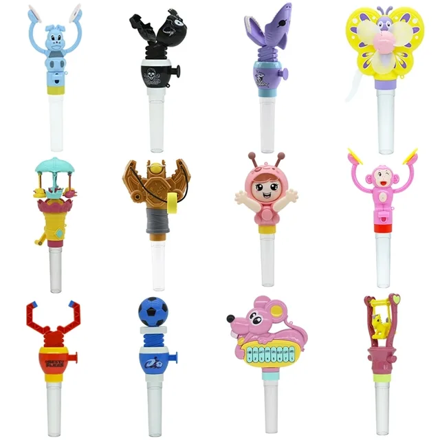 Cartoon animal candy toys Kids plastic toy candy Bottled sugar toys Candy toys